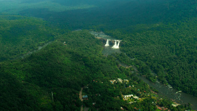 Waterfall Resort in Kerala